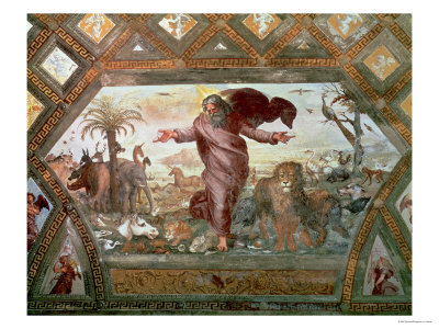 Raphael God Creating the Earth